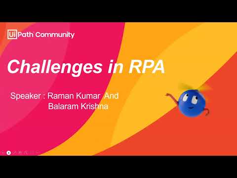 RPA Business Analyst Workshop - Day 10 - Challenges in RPA - Challenges of RPA BA