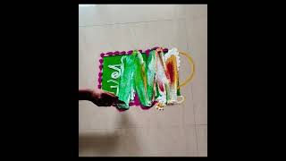 Gudipadwa special rangoli #gudipadwarangoli #ugadirangoli #ugadi #simplerangoli #shorts