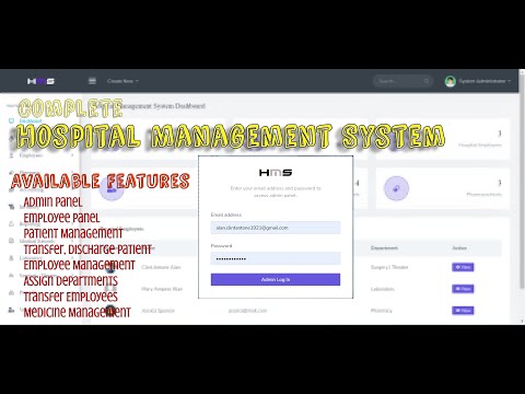 Hospital Management System using PHP with source code || #php #programming #hospital