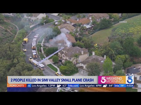Simi Valley plane crash kills 2 people, 1 dog