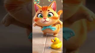 "Momo the Chubby Cat’s Big Day – A Pixar-Style Mini Adventure 🐱✨"