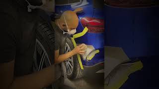 Mercedes GLA deep scratch repair #automobile #uvcuring #carrepair #productreview