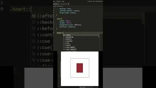 html css heart shape | css heart shape | heart shape using css | Heart Shape Using CSS Easy Tutorial