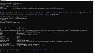 AZ- 10.9 Azure virtual machines - Start and Stop a VM in PowerShell