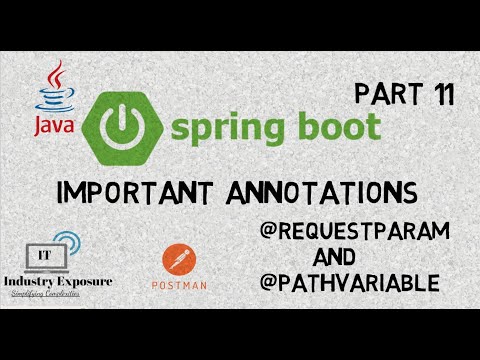 Spring Boot For Beginners || part 11 || @RequestParam  VS  @PathVariable Using Postman