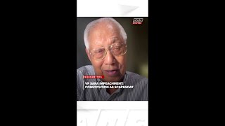 Constitution framer Monsod: Senate 'tactics' to delay VP Sara trial has become 'very tiring' | ANC