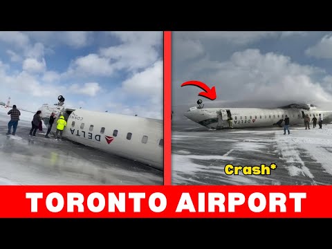 Toronto Airport Crash Incident | Tragic Crash at Toronto Airport