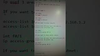 Acl lab for single pc and single subnet #networkdiscovery