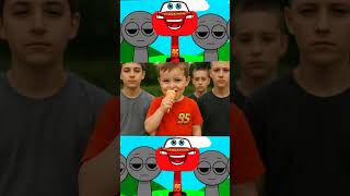 Incredibox Sprunki OC McQueen as Real Human Boy Eating Icecream #incredibox #sprunki