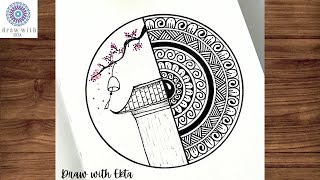 Easy Mandala art |  Mandala Art | Step by Step | Simple Mandala Art | Mandala art for Beginners