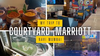 Courtyard by Marriott,Navi Mumbai|Unlimited Buffet & Full Tour|Stadium View Room|Box Lounge Visit