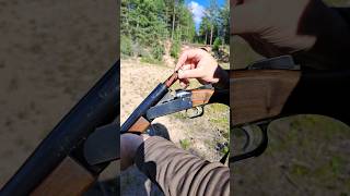 Shooting old 16 gauge single barrel shotgun #shorts #short #shortsfeed
