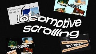 Locomotive smooth scrolling Tutorial | locomotive + liquid Distortion effect