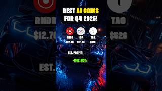The best Crypto price prediction for Q4 2025! 📈🚀 #crypto #rndr #icp #tao #doge #bitcoin #solana