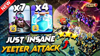 Best TH17 Attack Strategy With YEETer 2025 | TH17 YEETer Attack With Clone | Town Hall 17 Attack COC