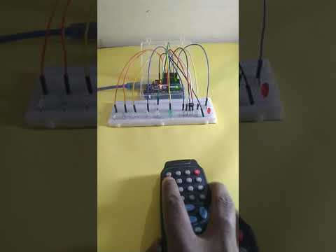 Remote Control Leds  #shorts #arduinoproject   #remotecontrol #remotecontrolleds