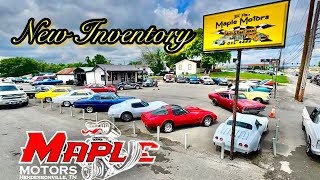 Classic Hot Rods Maple Motors 6/30/25 Update American Muscle Cars *HOT DEALS* LOT WALK JULY 4Th WEEK