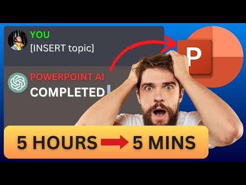 Powerpoint Presentations in MINUTES w/ChatGPT