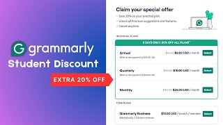 Grammarly Student Discount: EXTRA 20% OFF (December 2024)