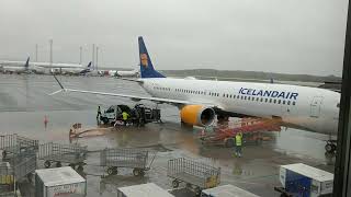 Iceland Air to Reykjavik Boeing 757 FI 307 冰岛航空波音757 斯德哥尔摩 - 雷克雅未克