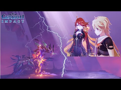 All Cutscenes of Natlan Final War: Watch how Aether helped Mavuika in defeating the Abyss