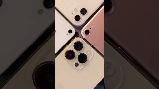 The evolution of the iPhone camera #iPhone4 #iPhone7 #iPhone11 #iphone14promax