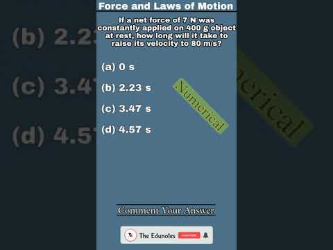 Class 9 Physics Numerical | #physicsnumericals #shorts