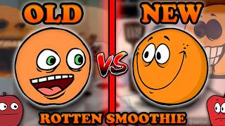 The Amazing Grace: Annoying Orange - Rotten Smoothie (Old vs New) (fnf orange lyric song v1 vs v2)