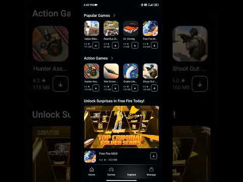 Indus Appstore interface