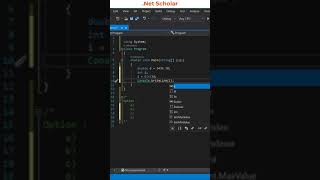 Programming Quiz Questions - Q002 - Dotnet Scholar #Shorts #CSharp #Dotnet #developer #programmer