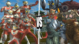 ウルトラマン TARO VS ALIEN BALTAN, ULTRAMAN VS GOMORA, LEO VS TYRANT, ZOFFY VS REDKING #ウルトラマン #anime #怪獣