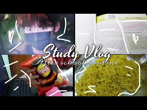 Study vlog🌷 || After school routine/
