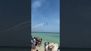 Blue Angels Diamond Dazzle: Epic 360 Roll! 🔄🔥 #BlueAngels #DiamondRoll #shorts #blueangels2025