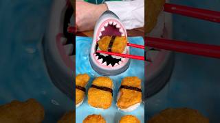 How to eat CHICKEN NUGGET sushi properly, like mom and dad?😅❤️🍣| CHEFKOUDY