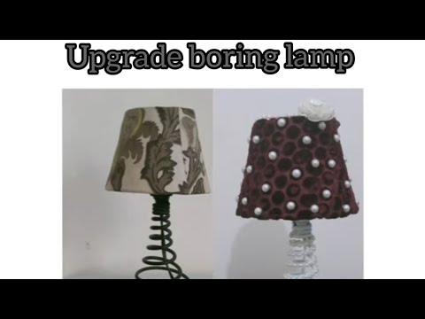how to renew old lamp/ lamp makeover/ renewal of old lamp