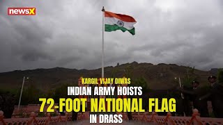 Kargil Vijay Diwas: Indian Army Hoists 72-Foot National Flag in Drass to Honour Kargil War Heroes