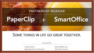 SmartOffice and PaperClip- Integration touchpoints