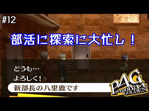 【ペルソナ4 ザ・ゴールデン】#12 未経験初日で部長に立候補とかヤバすぎる