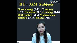 IIT JAM Subject List | Subjects for IIT JAM Exam | IIT JAM Preparation #iitjam