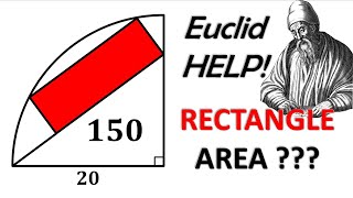 Euclid Help! What’s the Area of this Rectangle?