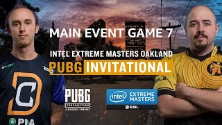 PUBG - GAME 7 - Final - IEM Oakland PUBG Invitational