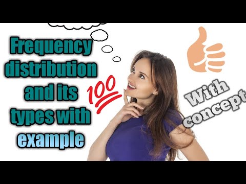 frequency distribution for ungrouped data with example ||lecture 1
