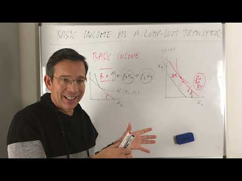 Basic Income as Lump sum transfer