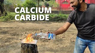 Calcium Carbide Experiment | Fire and Water | Tiyan Tech