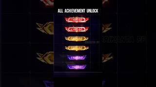 All Old Achievements Unlock 🔥 7 Years Old Title | Achievement Free Fire #freefire #srikantaff