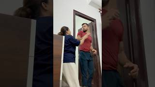Pati ko Dara diya🤣#ytstudio #youtubevideos #funny #youtubeshorts #love #ytshorts #husbandwife #fyp