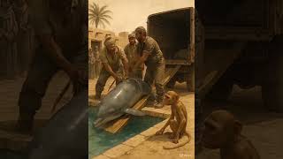 Money and Dolphin #monkey #dolphin #ai