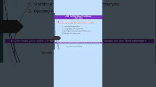AWS Certified Cloud Practitioner Exam Dumps | Exam Practice #shorts