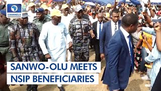 Gov. Sanwo-Olu Meets Beneficiaries Of NSIP