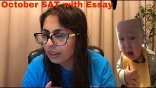 REACTING to my October SAT with Essay